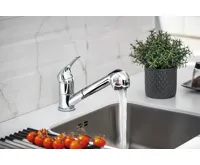 BRUCKNER HOFFER stojánková dřezová baterie s výsuvnou sprškou, chrom (5)