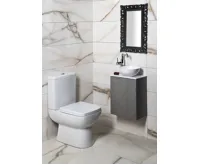 SAPHO SAMBLUNG zrcadlo ve vyřezávaném rámu 40x70cm, černá (5)