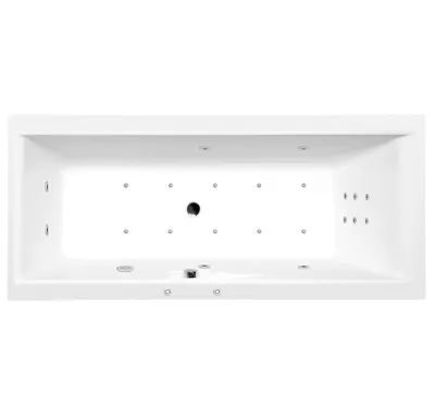 POLYSAN CLEO HYDRO-AIR hydromasážní vana, 180x80x48cm, bílá