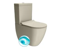 GSI PURA WC kombi, Swirlflush, spodní/zadní odpad, creta dual-mat