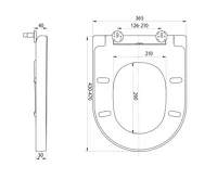 AQUALINE JALTA WC sedátko, Soft Close, Easy Take, bílá (8)