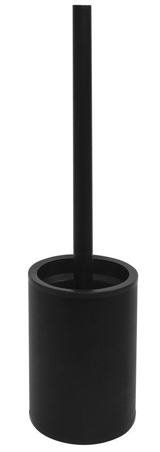 SAPHO X-ROUND BLACK WC štětka na postavení, černá