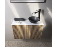 SAPHO LATUS X STRIP umyvadlová skříňka 39,4x50x22cm, dub alabama (3)