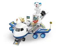 Kids World Hrací sada letadlo s rampou - policie, 35 x 35 x 20 cm Kids World Hrací sada letadlo s rampou - policie, 35 x 35 x 20 cm