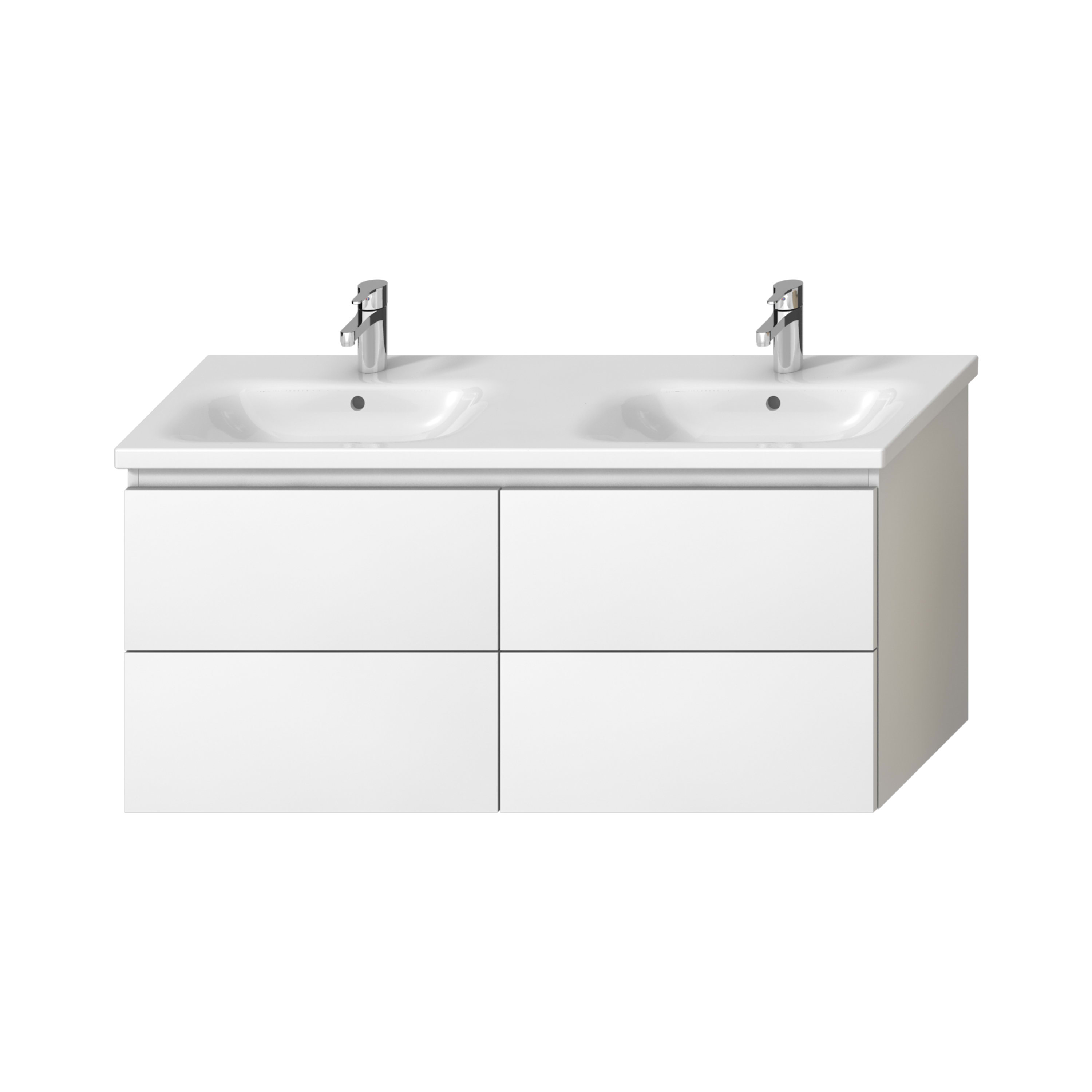 Jika mio-n skříňka pod dvojumyvadlo 1300mm, 4 zásuvky, jasan