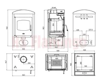 HS Flamingo Krbová kamna FLAMINGO ® STAVANGER (5)