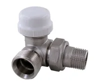 IVR termostatický ventil rohový LEVÝ DN 15 - 1/2" x 3/4" EK venkovní (pro žebříky)