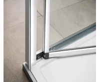 POLYSAN EASY třístěnný sprchový kout 1000x1000mm, skládací dveře, L/P varianta, čiré sklo (7)