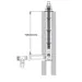 ALMEVA Univerzální sestava komínového odkouření 80/125 -  6 m PPH FLEX UV-stabil