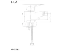 LILA baterie CBEE501 bidetová s výpustí (1)