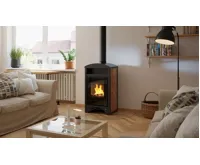 HS Flamingo Krbová kamna AQUAFLAM VARIO ® BARMA 11kW dlažba Ořech (teplovzdušná verze) (11)