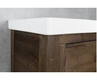 SAPHO BRAND umyvadlová skříňka 76x83x43cm, mořený smrk (4)
