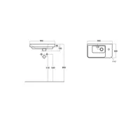 SAPHO LUXA keramické umývátko 55x30cm, bílá (6)