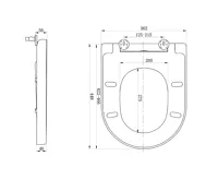 SAPHO LISA WC sedátko, Soft Close, Easy Take, bílá (9)