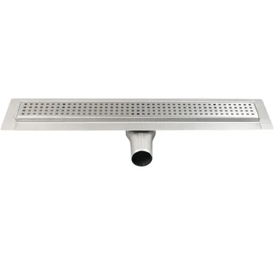 GELCO MANUS QUADRO nerezový podlahový žlab s roštem, L-1050, DN50