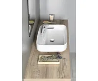 SAPHO GARDA keramické umyvadlo na desku, 50x40 cm, bílá (9)