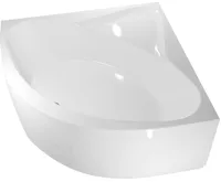 AQUALINE DYJE rohová vana 150x150x42cm, bílá (3)