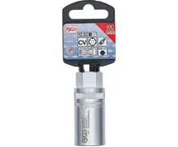BGS Hlavice nástrčná pro zapalovací svíčky 1/2" x 21mm,6.ti hranná,Chrom Vanadium (2)