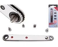 BGS Klíč ráčnový s výměnnými bity PL + PH, délka 100 mm BGS Klíč ráčnový s výměnnými bity PL + PH, délka 100 mm