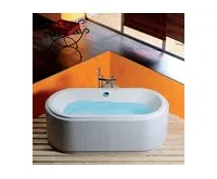 POLYSAN VIVA O oválná vana 185x80x47cm, bílá (1)