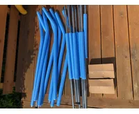 GoodJump 4UPVC modrá trampolína 400 cm s ochrannou sítí + žebřík - Inside - výprodej (16)