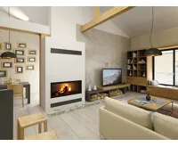 ROMOTOP Krbová vložka HEAT 3G L 110.50.01 rovné s výsuvnými dvířky (3)