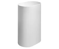 SAPHO TREVA umyvadlo volně stojící 56,5x85cm, litý mramor, kryt výpusti, bílá mat SAPHO TREVA umyvadlo volně stojící 56,5x85cm, litý mramor, kryt výpusti, bílá mat