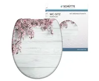 Schütte WC sedátko FLOWERS&WOOD | Duroplast, Soft Close (2)