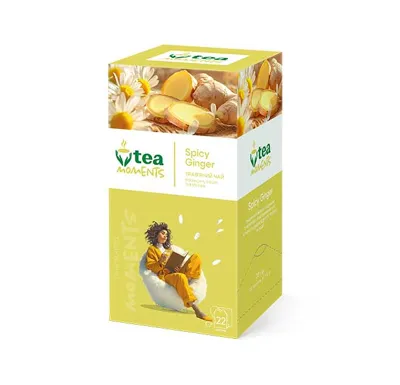 Čaj Tea Moments Spicy Ginger (22 sáčků)