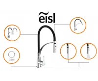Eisl Carneo černá / lesklý chrom (13)