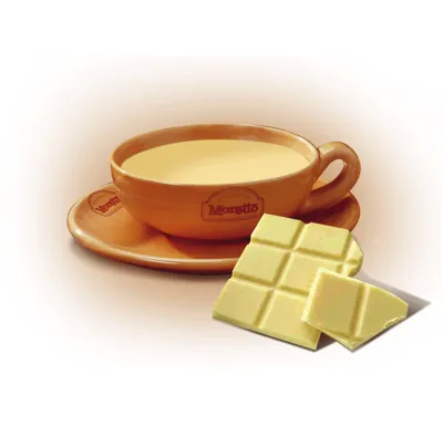 Horká čokoláda Moretto - Bílá 25g