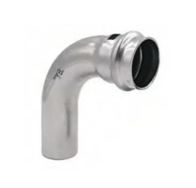 Nerezové lisovací koleno 90° 1092 - 54 mm - pro topení i pitnou vodu F/M