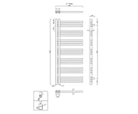SAPHO DORLION otopné těleso 500x1200mm, černá mat (8)