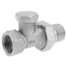 Šroubení radiátorové přímé DN 10 - 3/8" regulační, uzavírací Šroubení radiátorové přímé DN 10 - 3/8" regulační, uzavírací