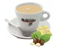Horká čokoláda Moretto - Bílá s oříšky 30g