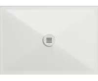 GSI Keramická sprchová vanička, obdélník 100x70x2cm, bílá mat