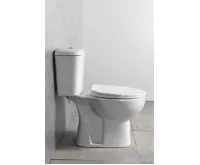 AQUALINE MANUEL WC kombi, dvojtlačítko 3/6l, spodní odpad, bílá (3)