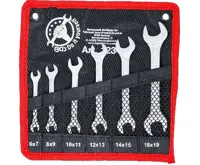 BGS Klíče ploché 6x7 - 17x19 mm,  sada 6 dílů, v tašce (3)