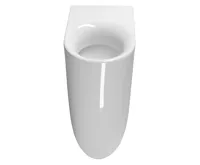 GSI PURA urinál se zakrytým přívodem vody, 25x61cm, bílá ExtraGlaze (3)