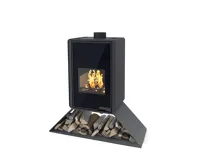 HS Flamingo Krbová kamna FLAMINGO DELUXE ® SENAI, černá