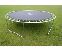 GoodJump 4UPVC červená trampolína 305 cm s ochrannou sítí + žebřík + krycí plachta (15)