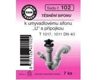 Hartman Sada č. 102: sada těs. komplet. k umyvadl.sif. &quot;U&quot; - DN 40