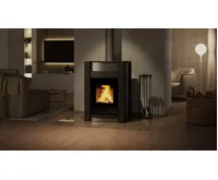 HS Flamingo Krbová kamna AQUAFLAM VARIO ® KALMAR 11kW šedá (teplovzdušná verze) (21)