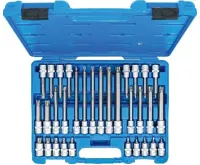 BGS Sada nástrčných hlavic, 12,5 mm (1/2"), TP-profil (pro Torx Plus) s otvorem TP20 – TP70 (3)