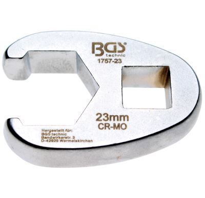 BGS Klíč plochý otevřený, 12.5 mm (1/2") , 23 mm