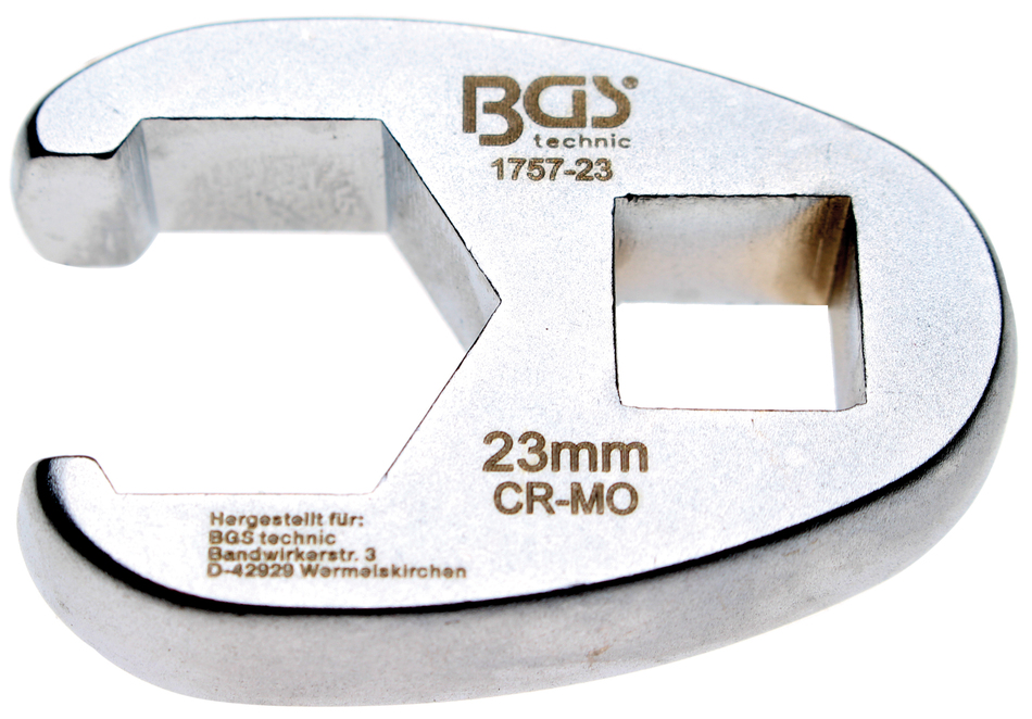Bgs klíč plochý otevřený, 12.5 mm (1/2") , 23 mm