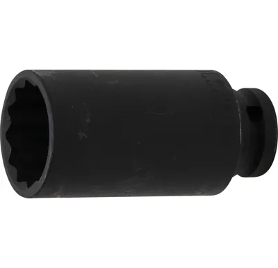 BGS Hlavice nástrčná 1/2" 30 mm, prodloužená, 12-ti hranná,tvrzená