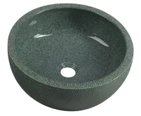 SAPHO PRIORI keramické umyvadlo na desku, Ø 42 cm, zelená SAPHO PRIORI keramické umyvadlo na desku, Ø 42 cm, zelená