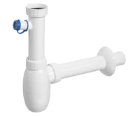 BRUCKNER Umyvadlový sifon s odbočkou 5/4", DN40, bílá BRUCKNER Umyvadlový sifon s odbočkou 5/4", DN40, bílá