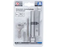 BGS Bezpečnostní cylindrický zámek s otočným knoflíkem, 90 mm, 45/45 mm - BGS 85290 (3)